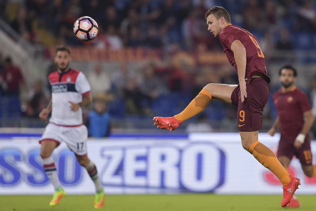 Il primo gol di Dzeko